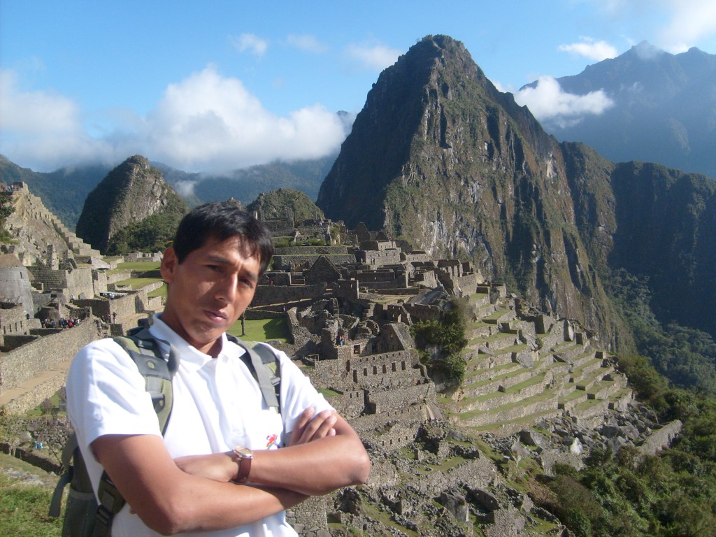 Efrain at Machu Picchu