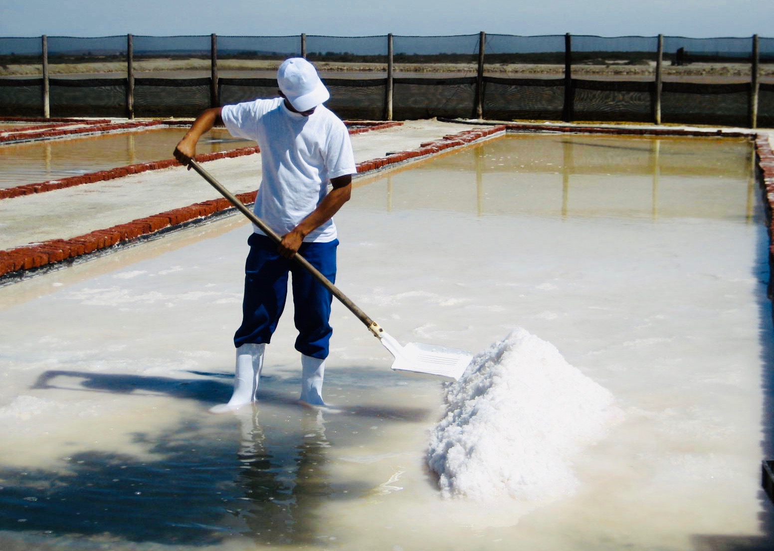 Salt harvesting at Khoisan