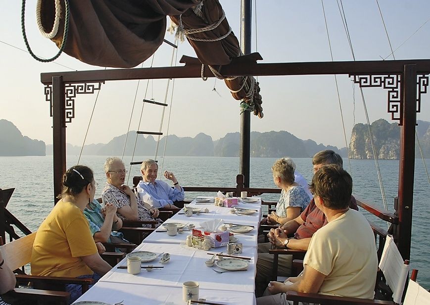 Breakfast at Halong Bay.jpg - Vietnam - Meet the People Tours