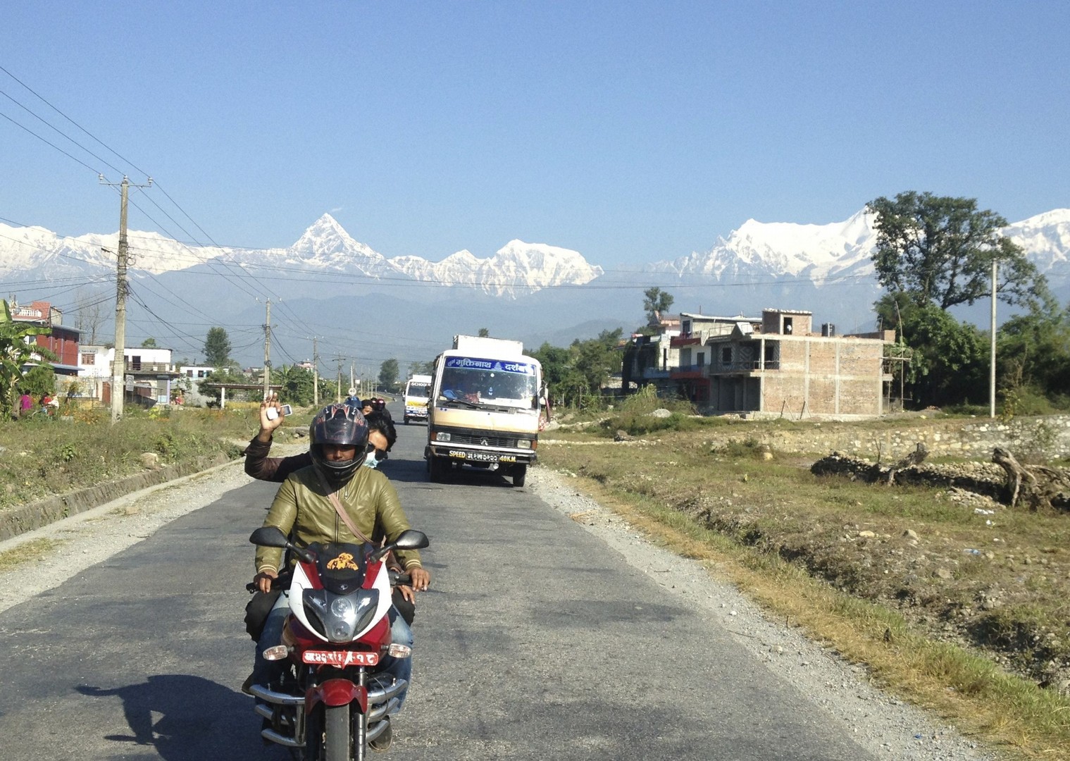 View Leaving Pokhara.jpg - Nepal - Meet the People Tours