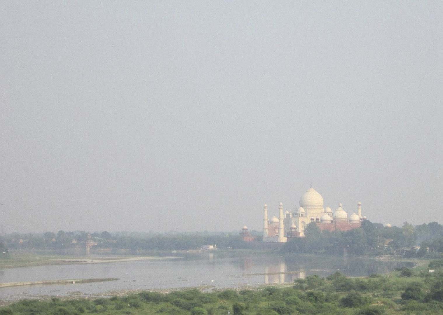 Taj Mahal Shimmering in the distance.jpg - Northern India - Meet the People Tours