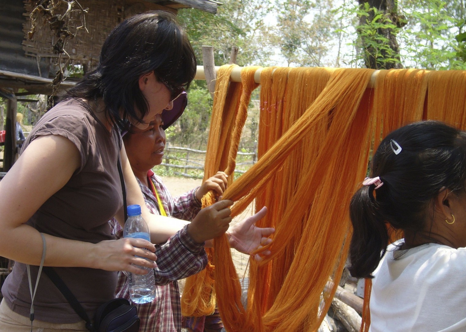 Naturally dyed silk.jpg - Thailand - Meet the People Tours